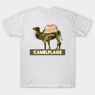 Funny Camelflage Camel Animal Pun | Gift for Camel Lovers T-Shirt